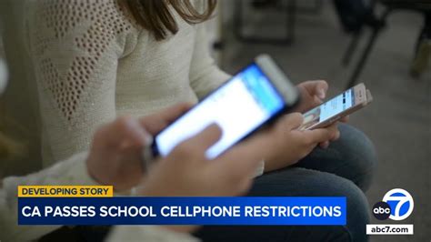 Cellphone ban: California passes bill requiring schools to ban or .